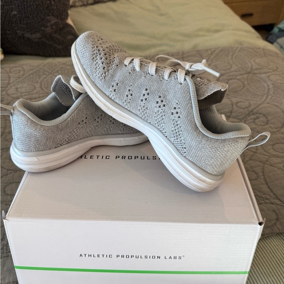 APL Heather Grey Techloom Pro Sneakers - Picture 1 of 6